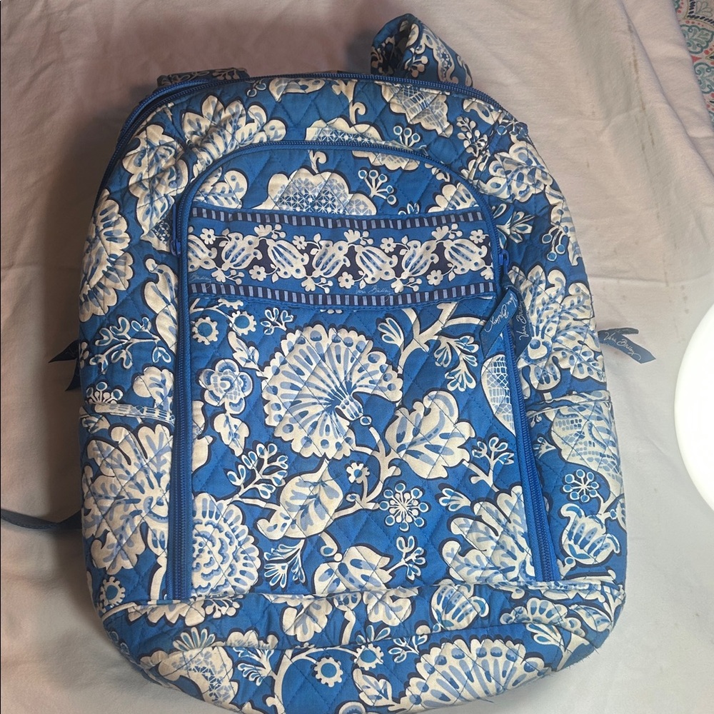 Vera Bradley Blue Lagoon commuter backpack